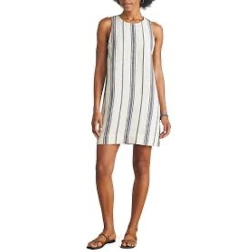 NWOT Faherty Carini Linen Shift Dress Size XS - Picture 6 of 12